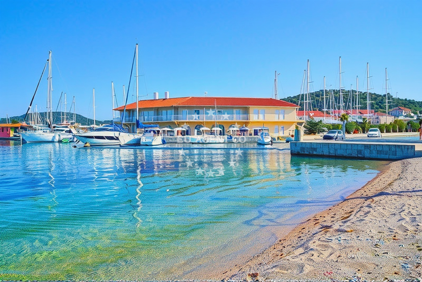 Additional view of Rogoznica beach in Miline 30, Rogoznica