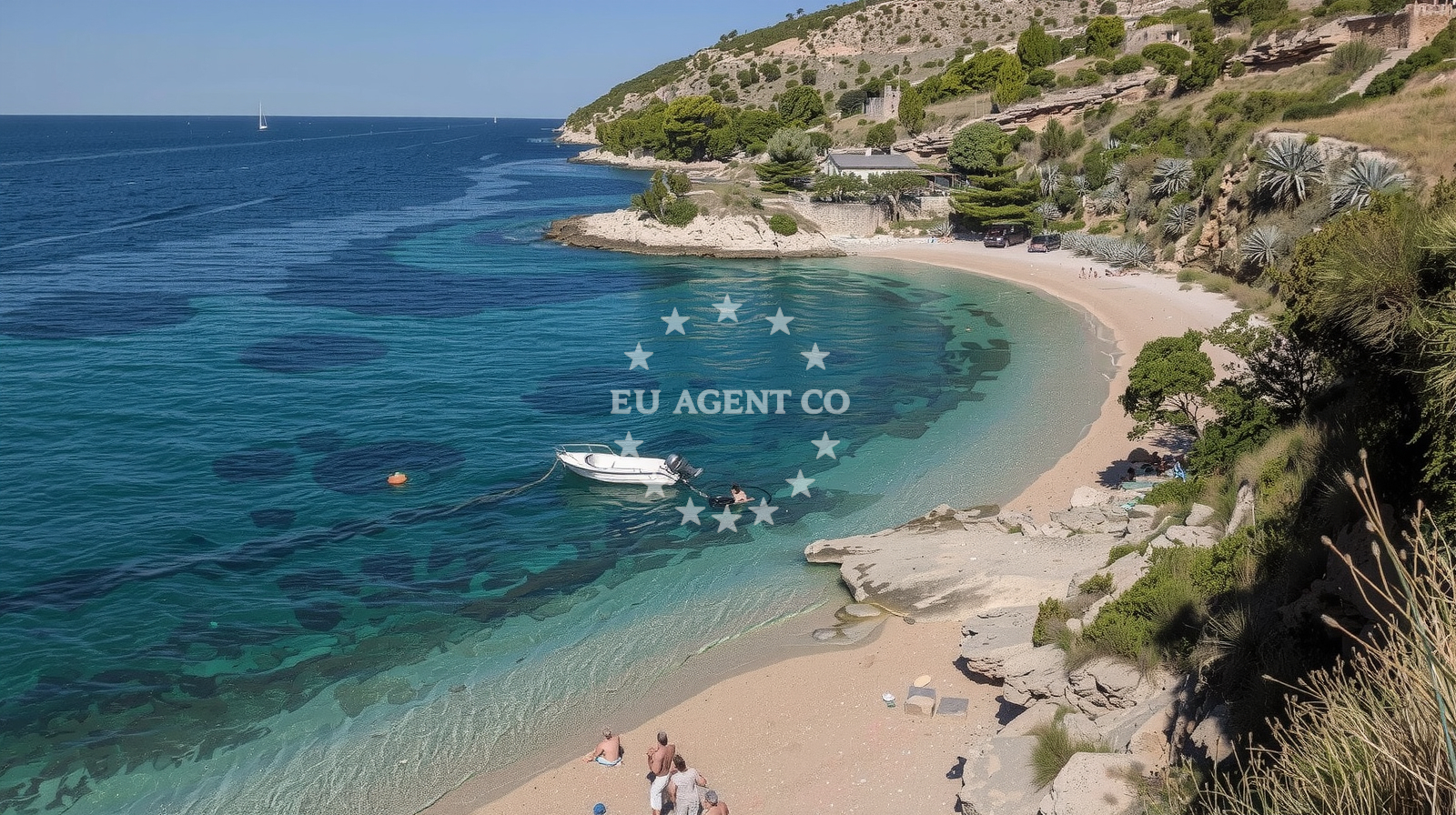 Overview of Romantic beach in Put Zlatnog rata b.b., Bol
