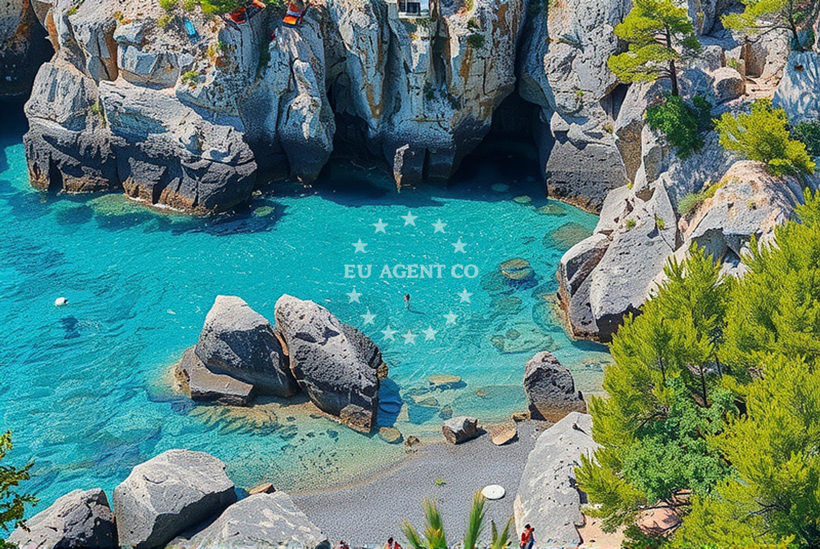 Beach facilities and surroundings at Ropa (Mljet): beaches and coves (1) in Ropa (Mljet)