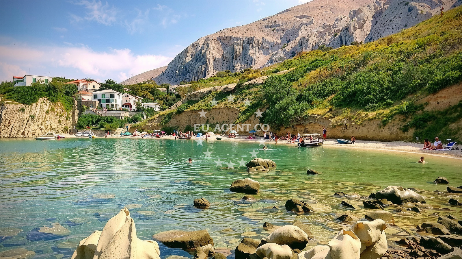 Additional view of Rosin beach in , Šimuni