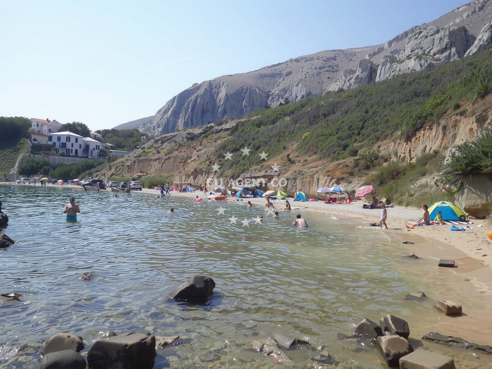 Additional view of Rosin beach in , Šimuni