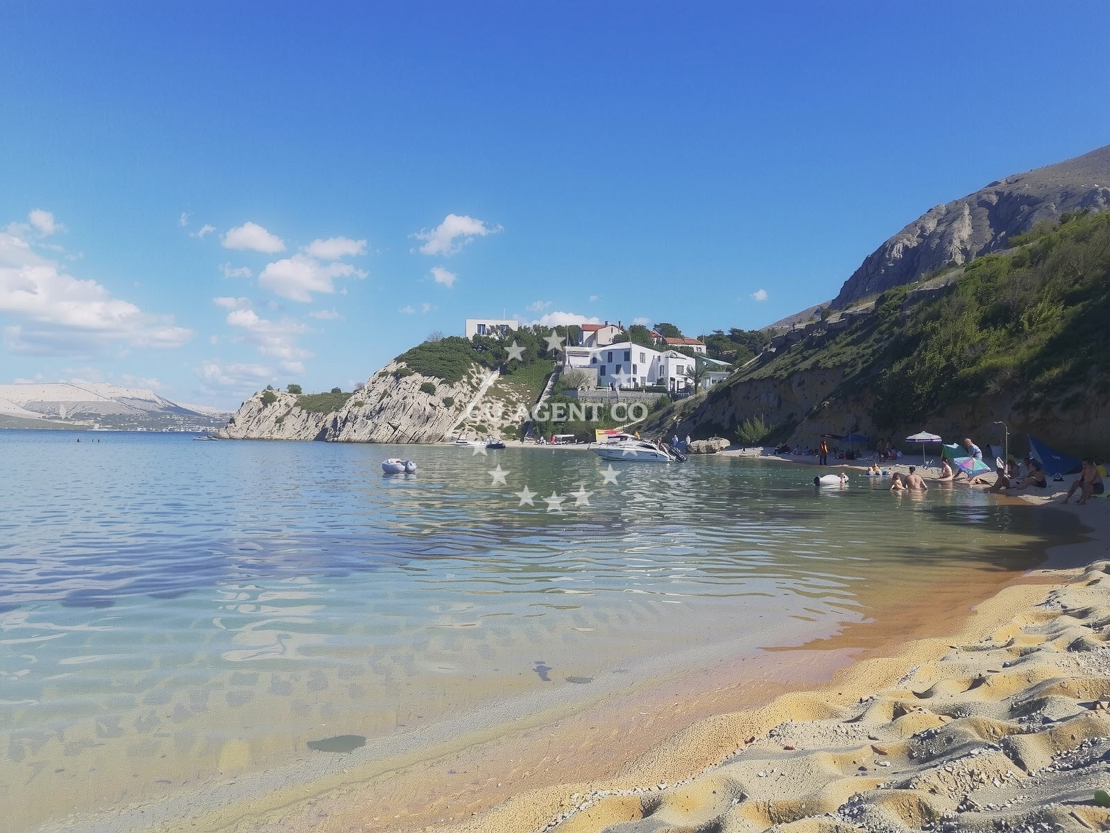 Additional view of Rosin beach in , Šimuni