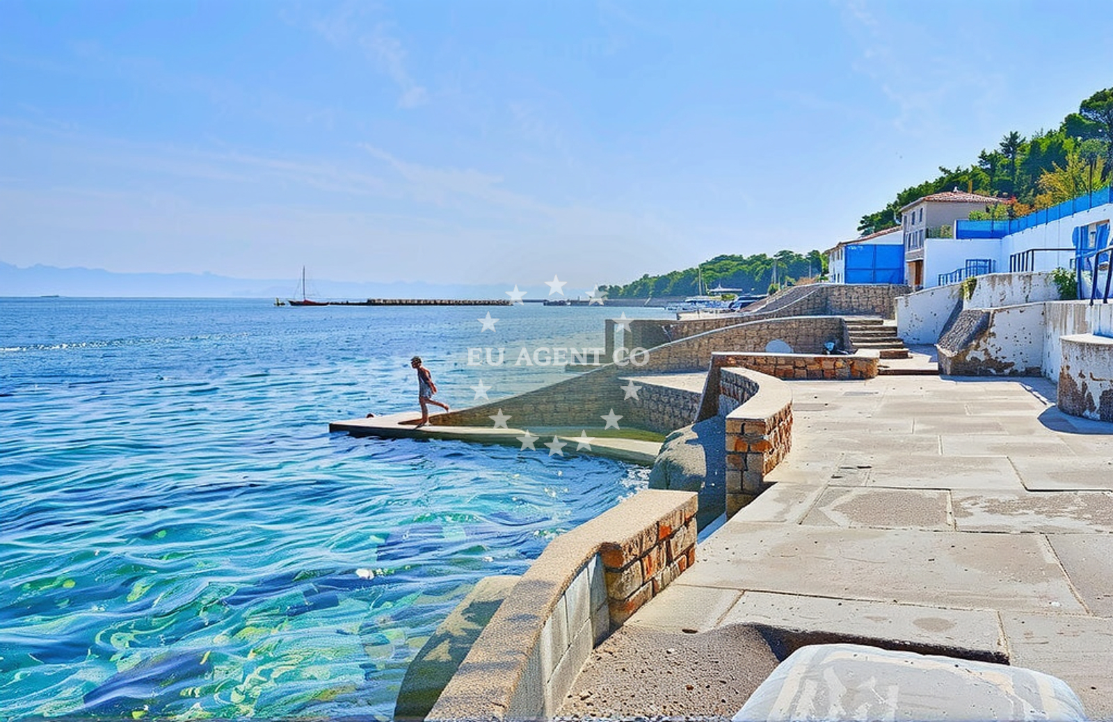 Additional view of Rovanska beach in Ulica Rovenska 26, Veli Lošinj