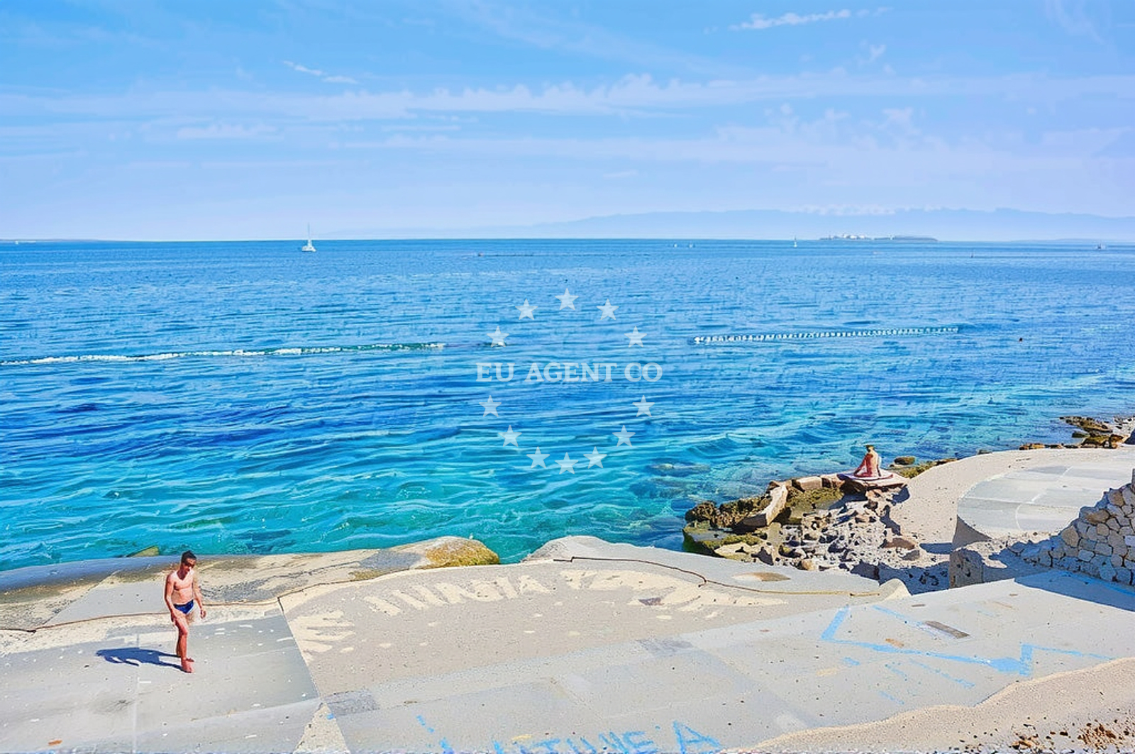 Additional view of Rovanska beach in Ulica Rovenska 26, Veli Lošinj