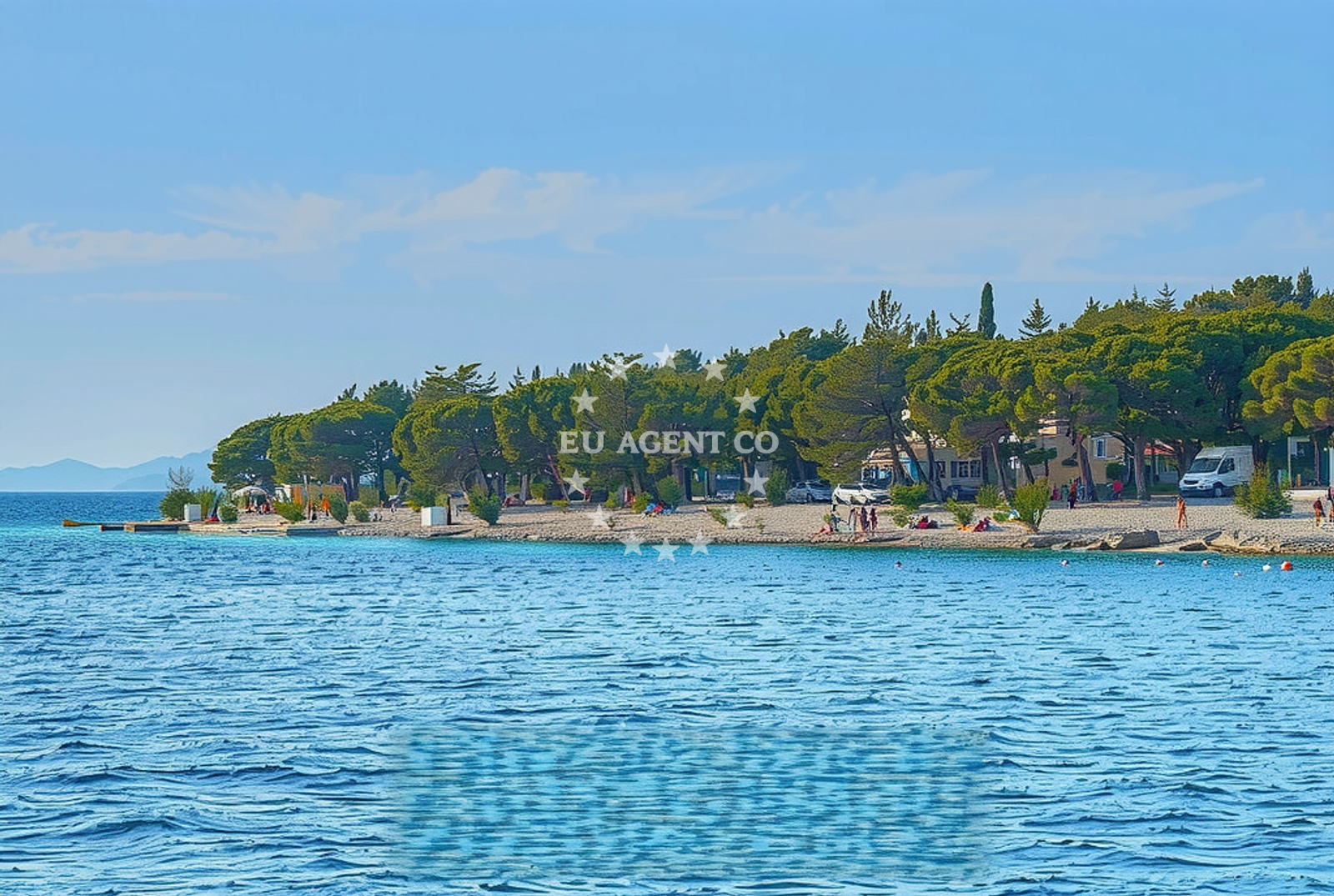 Additional view of Rt Bijaka beach in Milna 1068, Milna
