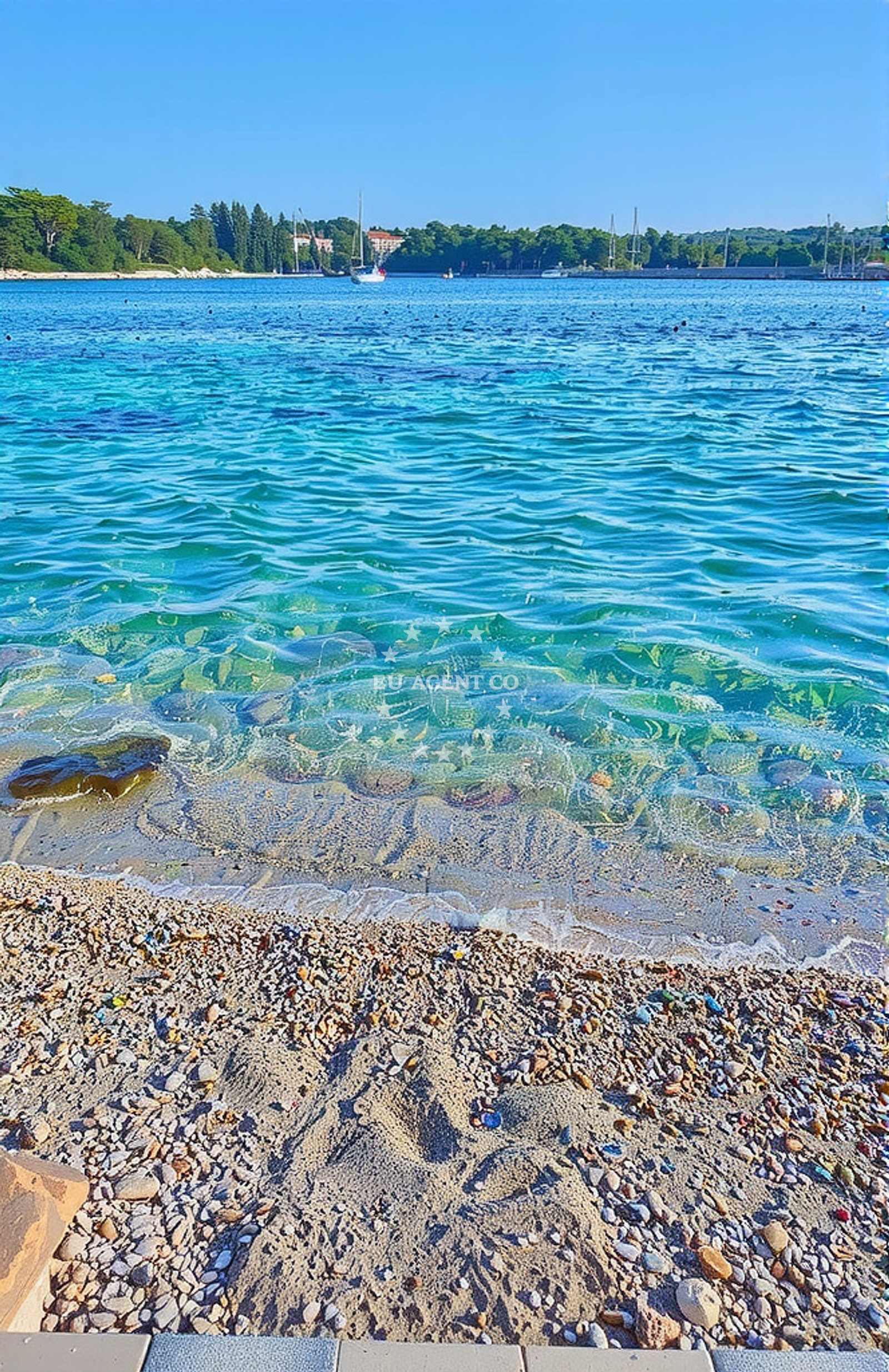 Additional view of Rt Bijaka beach in Milna 1068, Milna