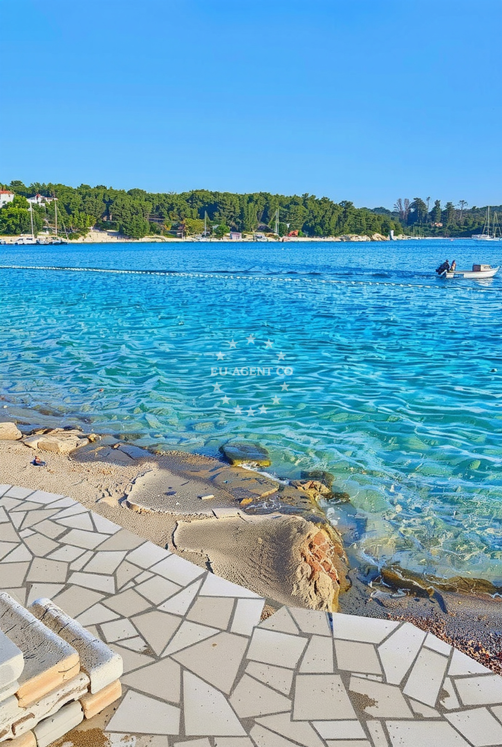 Additional view of Rt Bijaka beach in Milna 1068, Milna