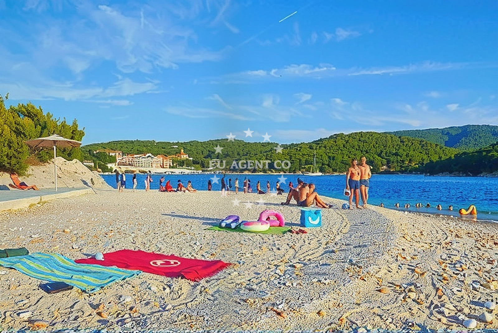 Additional view of Rt Povlja beach in Punta 16, Povlja