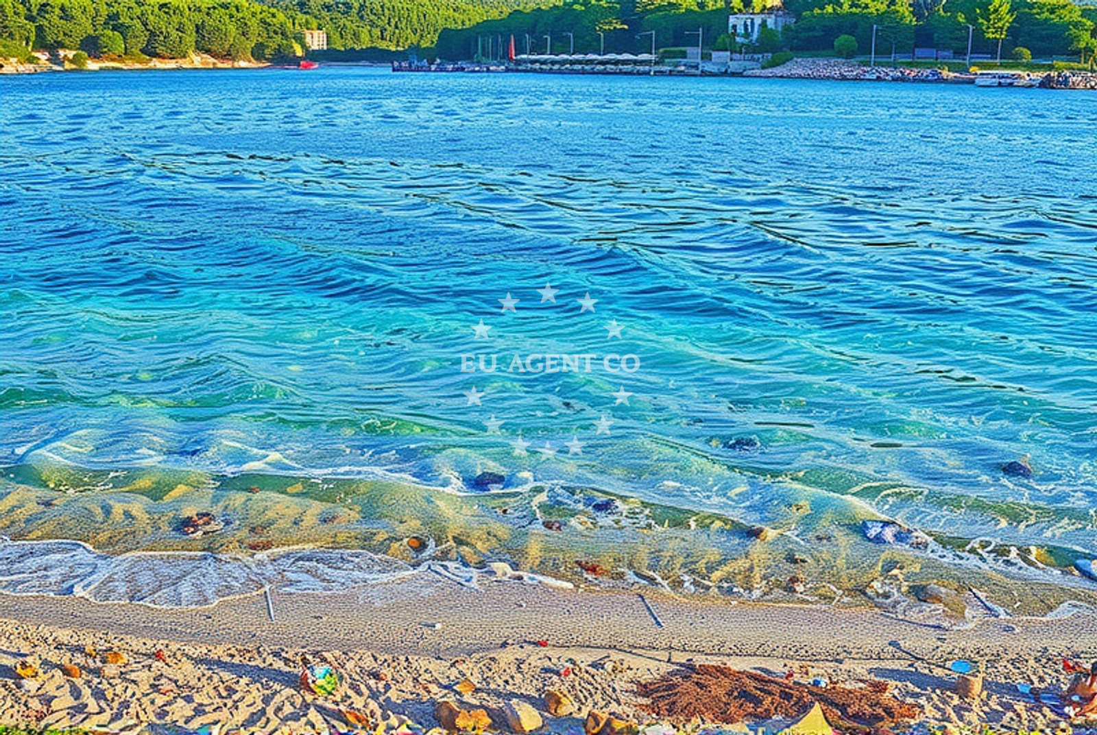 Additional view of Rt Povlja beach in Punta 16, Povlja