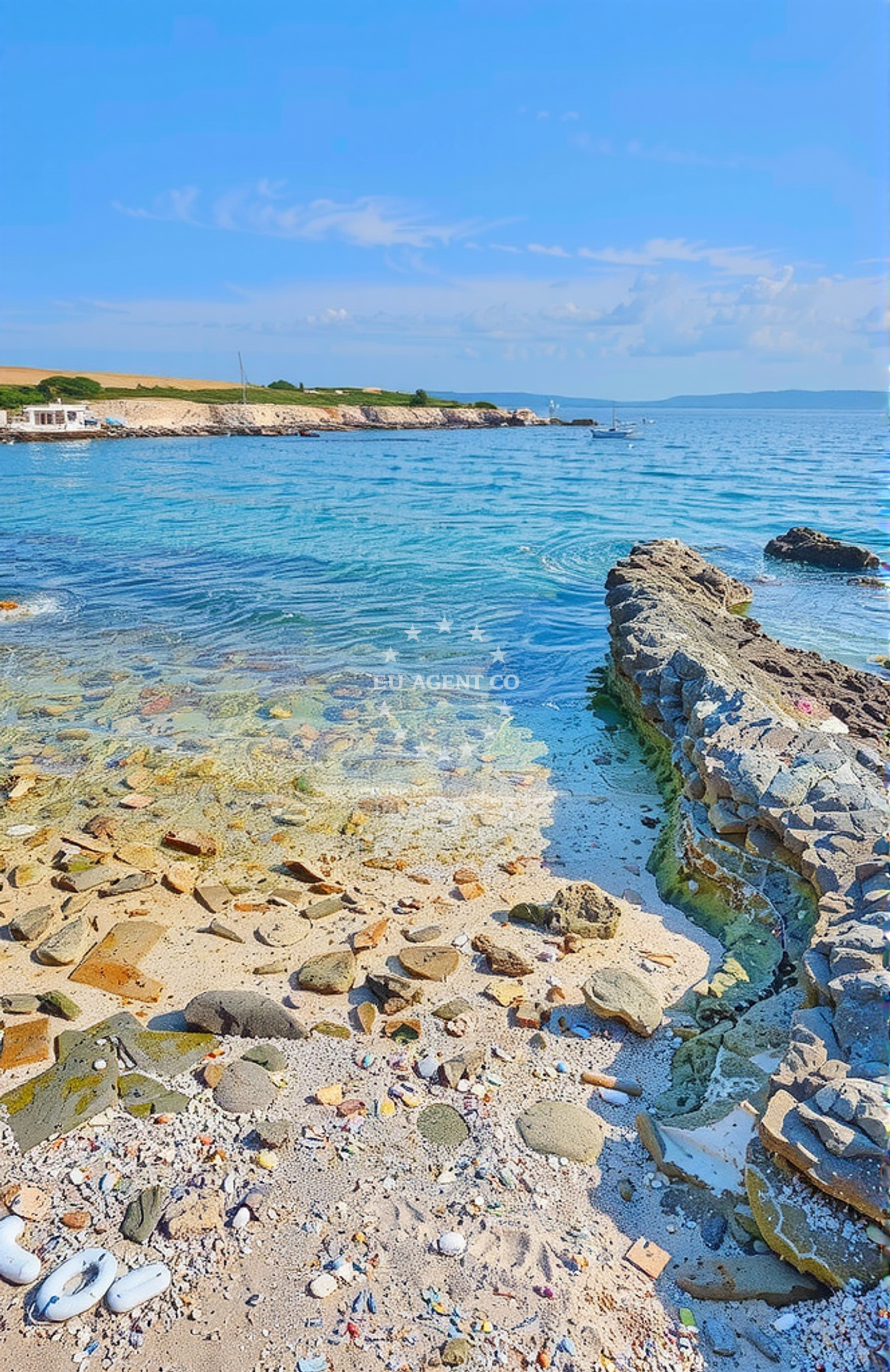 Additional view of Rt Uljeva beach in Uvala Kuje, Liznjan, Pula