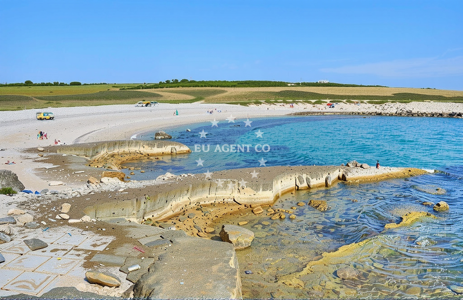 Additional view of Rt Uljeva beach in Uvala Kuje, Liznjan, Pula