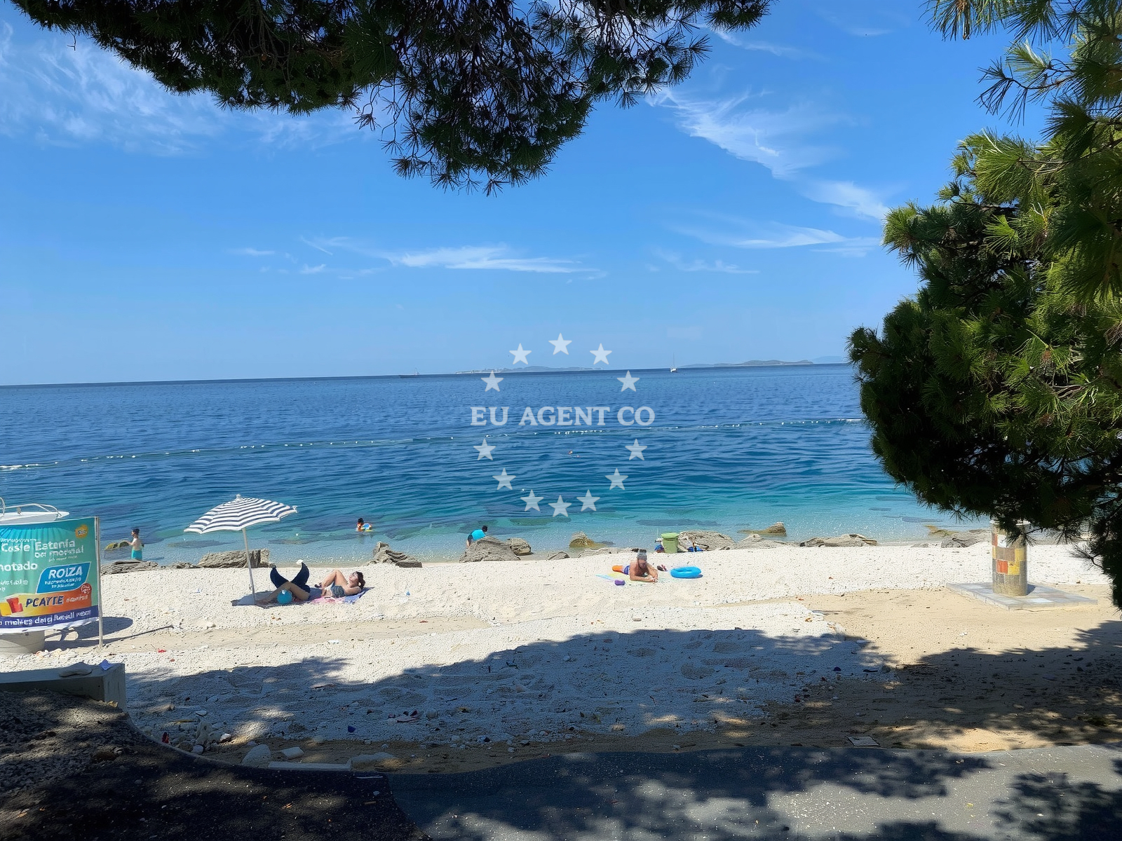 Overview of Rtic II beach in Rti? I 4., Dolac
