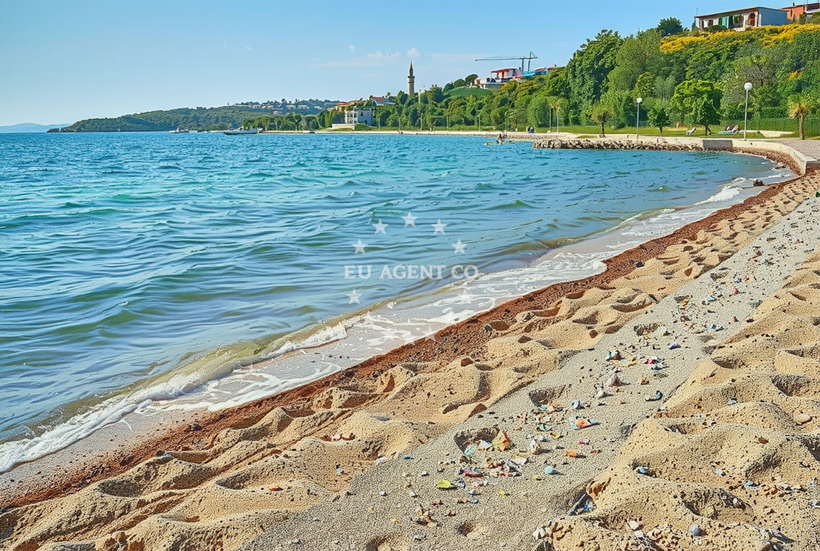 Beach facilities and surroundings at Rtina: beaches and coves (16) in Rtina