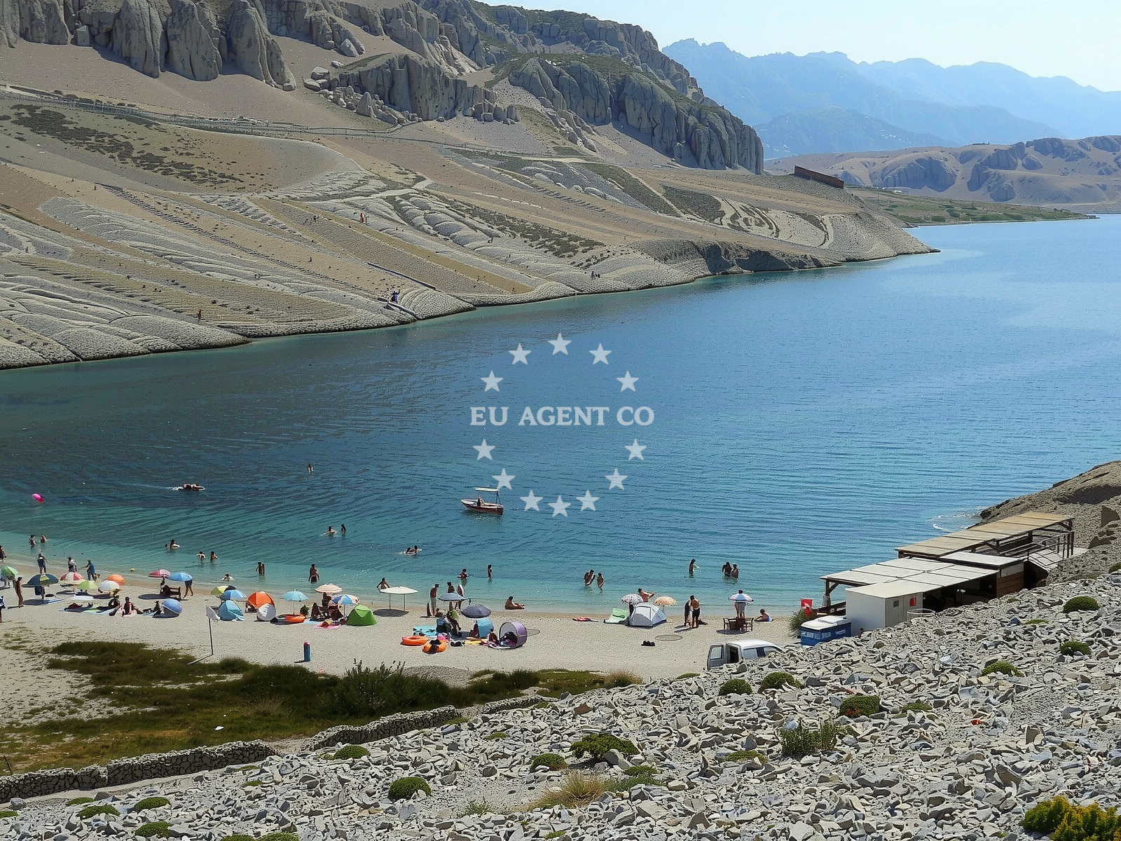 Additional view of Rucica beach in , Metajna