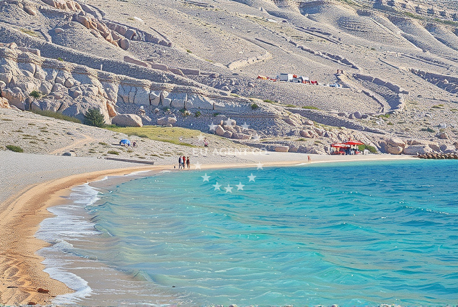 Additional view of Rucica beach in , Metajna