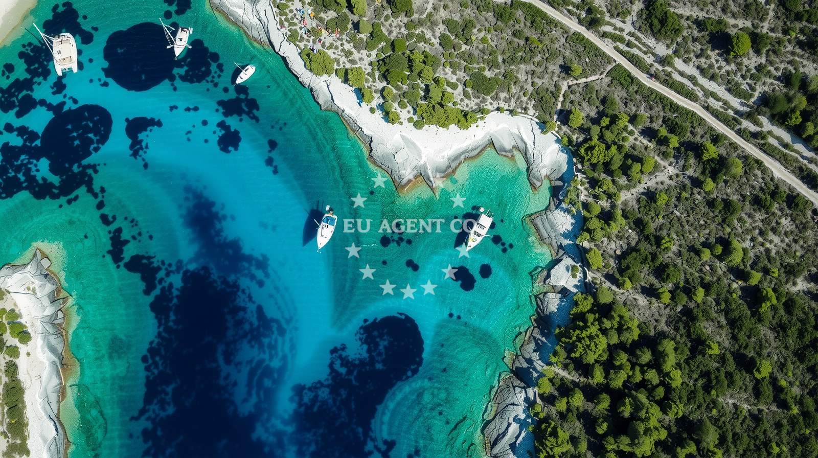Beach facilities and surroundings at Ruda beach in Luka 63, Rukavac, Rukavac
