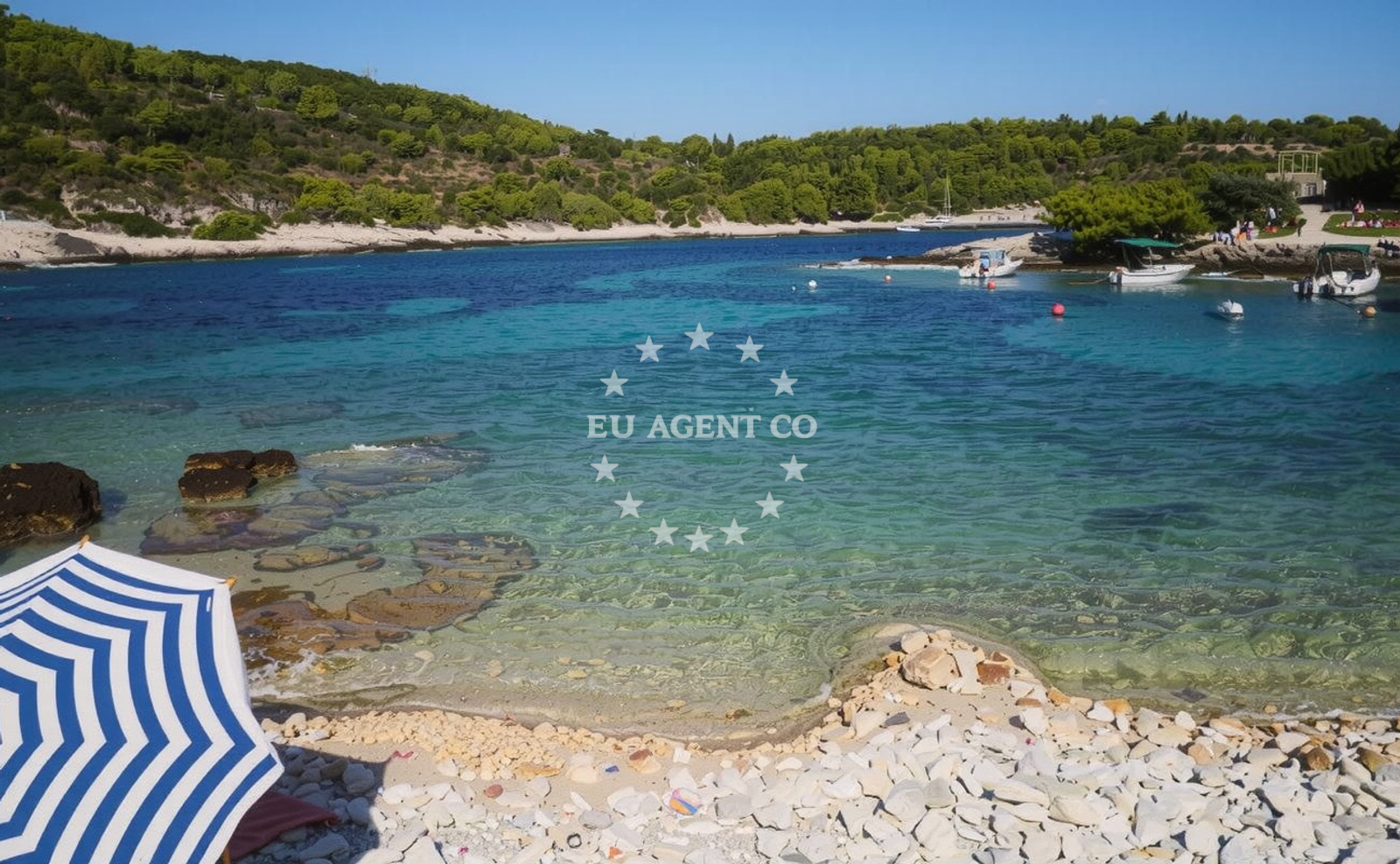 Additional view of Ruda beach in Luka 63, Rukavac, Rukavac