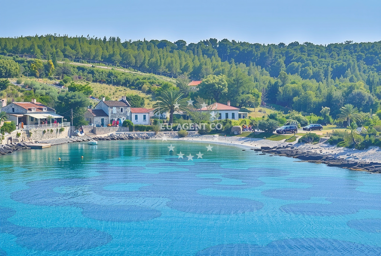 Additional view of Ruda beach in Luka 63, Rukavac, Rukavac