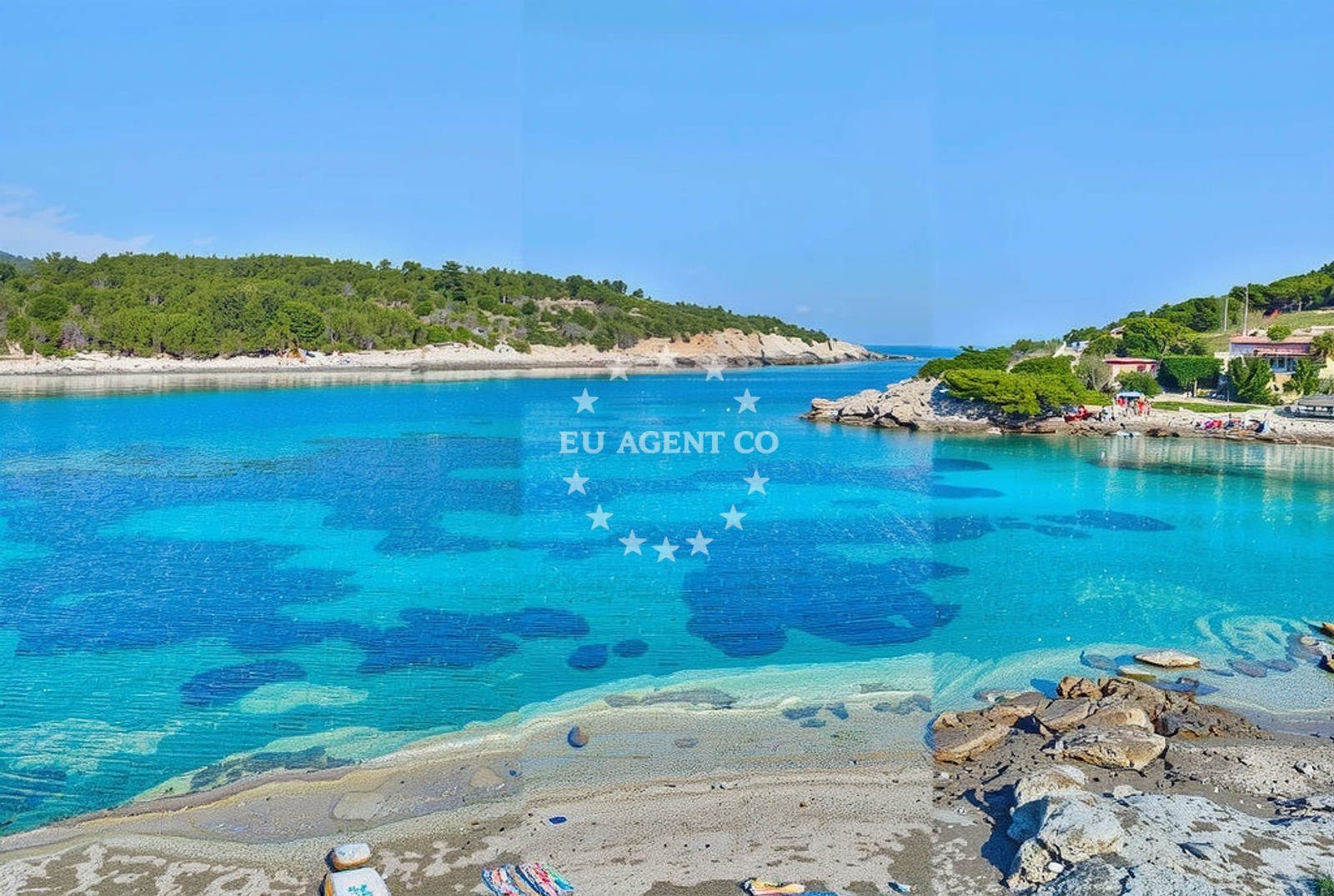 Additional view of Ruda beach in Luka 63, Rukavac, Rukavac