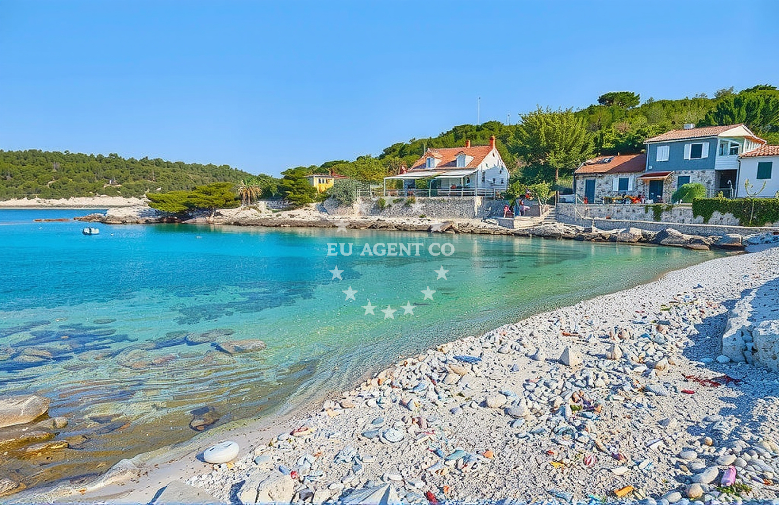 Additional view of Ruda beach in Luka 63, Rukavac, Rukavac