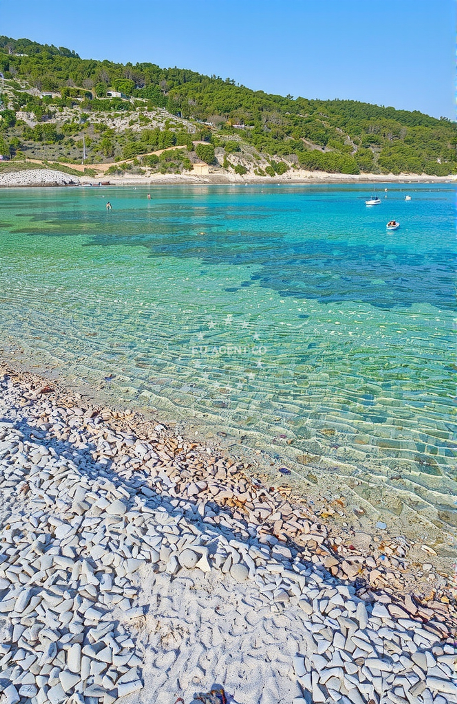 Additional view of Ruda beach in Luka 63, Rukavac, Rukavac
