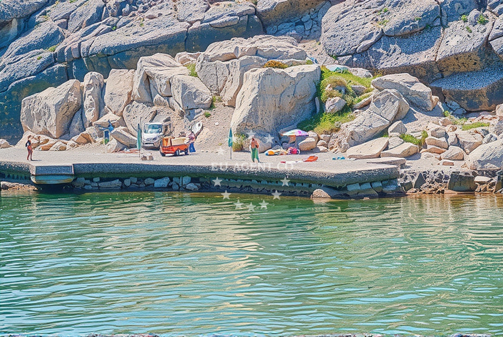 Additional view of Rudine beach in XIII PRIMORSKO GORANSKE DIVIZIJE 41, Jadranovo