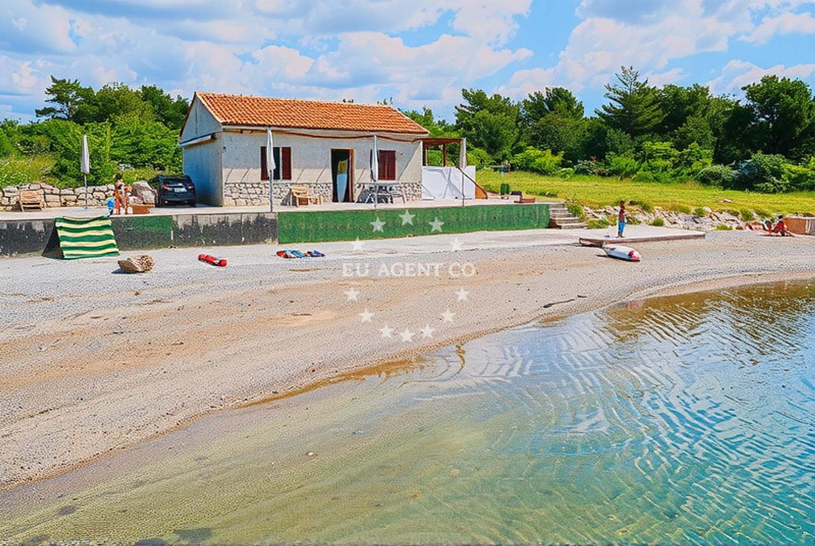 Sea and coastal view of Rudine (Krk): beaches and coves (2) in Rudine (Krk)