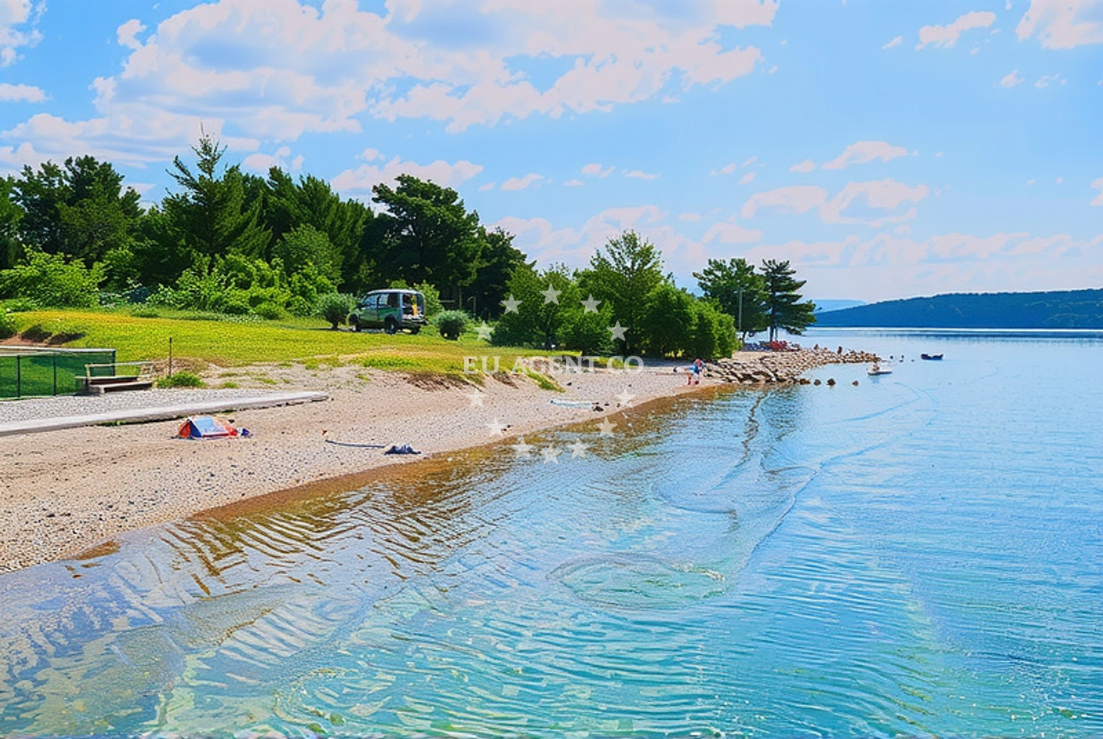 Beach facilities and surroundings at Rudine (Krk): beaches and coves (2) in Rudine (Krk)