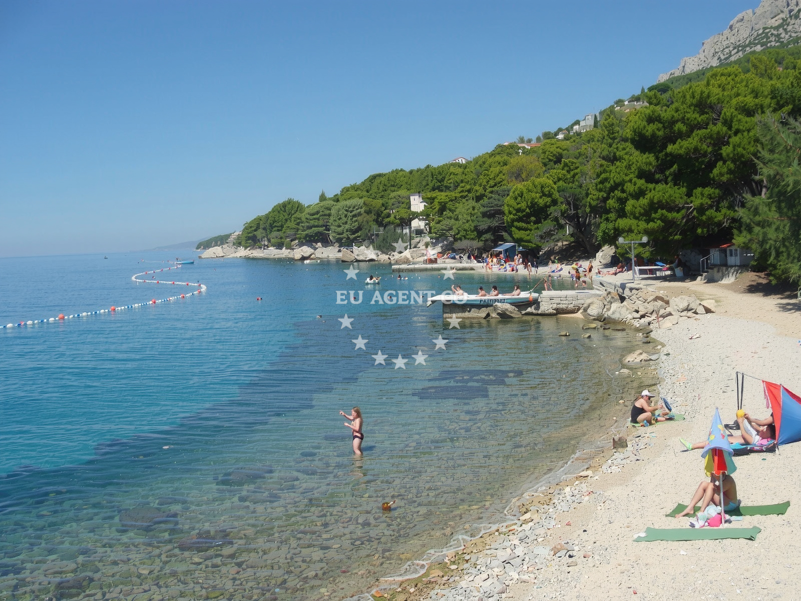Additional view of Ruskamen beach in 21 Ruskamen II, Lokva Rogoznica