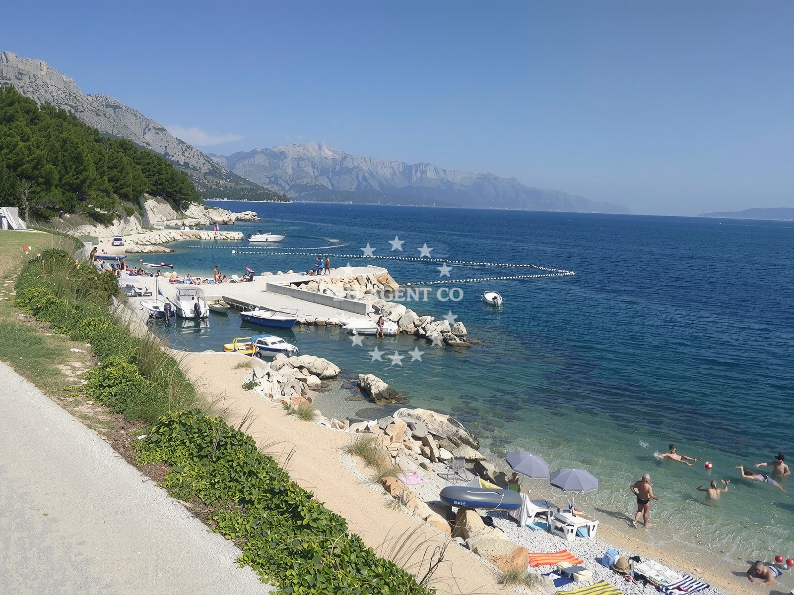 Additional view of Ruskamen beach in 21 Ruskamen II, Lokva Rogoznica
