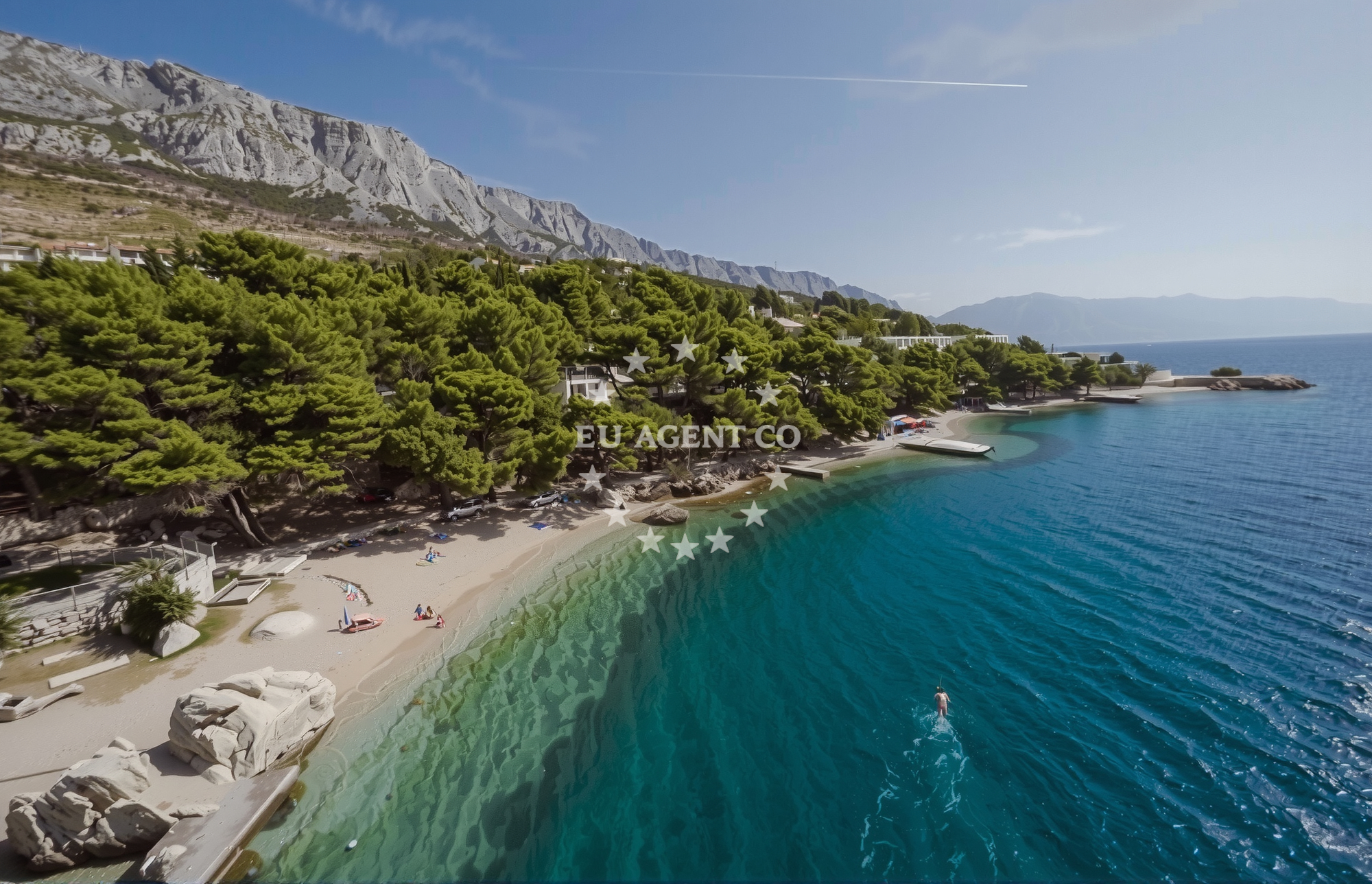 Additional view of Ruskamen beach in 21 Ruskamen II, Lokva Rogoznica