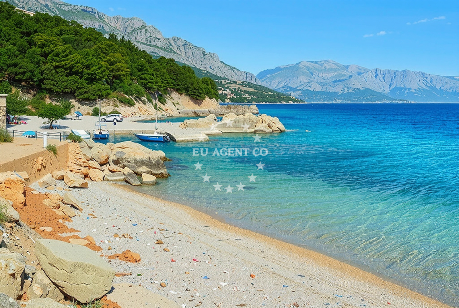 Additional view of Ruskamen beach in 21 Ruskamen II, Lokva Rogoznica