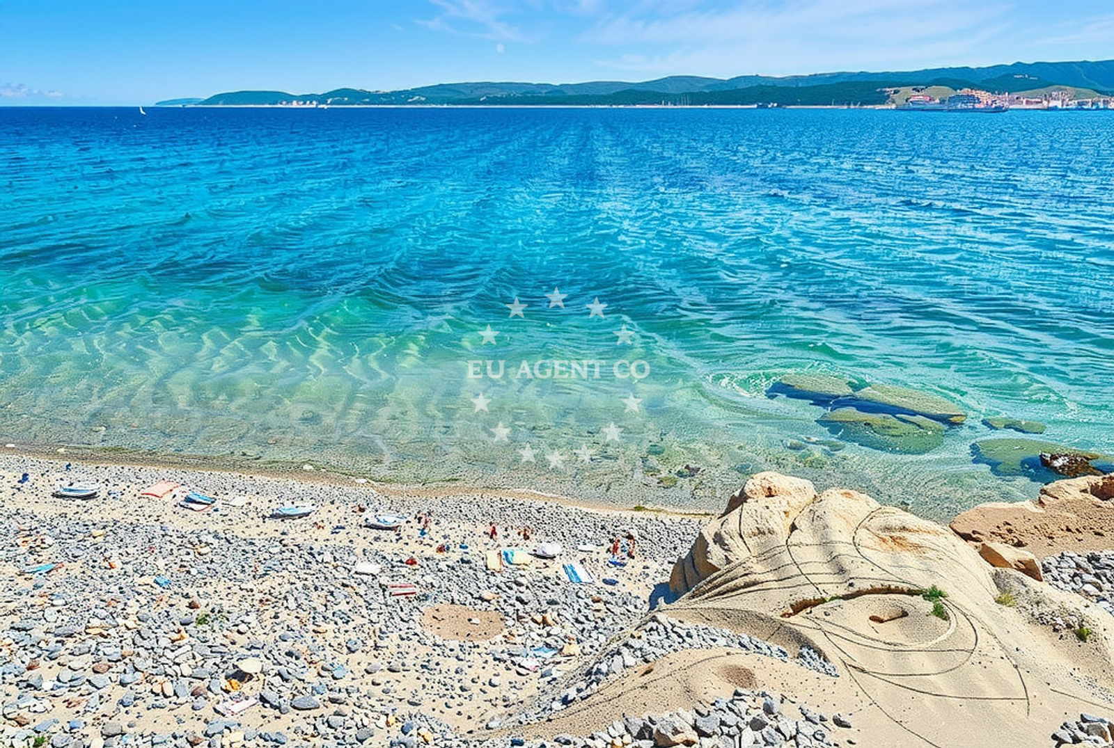 Additional view of Ruskamen zapad, Lokva Rogoznica Beach in Ruskamen zapad