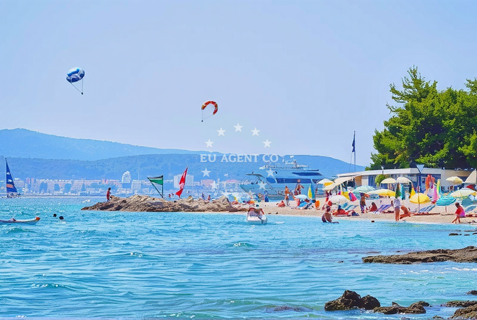 Additional view of Ruza beach in 1 Hrvatskih Domobrana, Bol