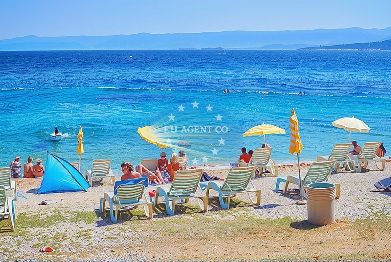 Additional view of Ruza beach in 1 Hrvatskih Domobrana, Bol