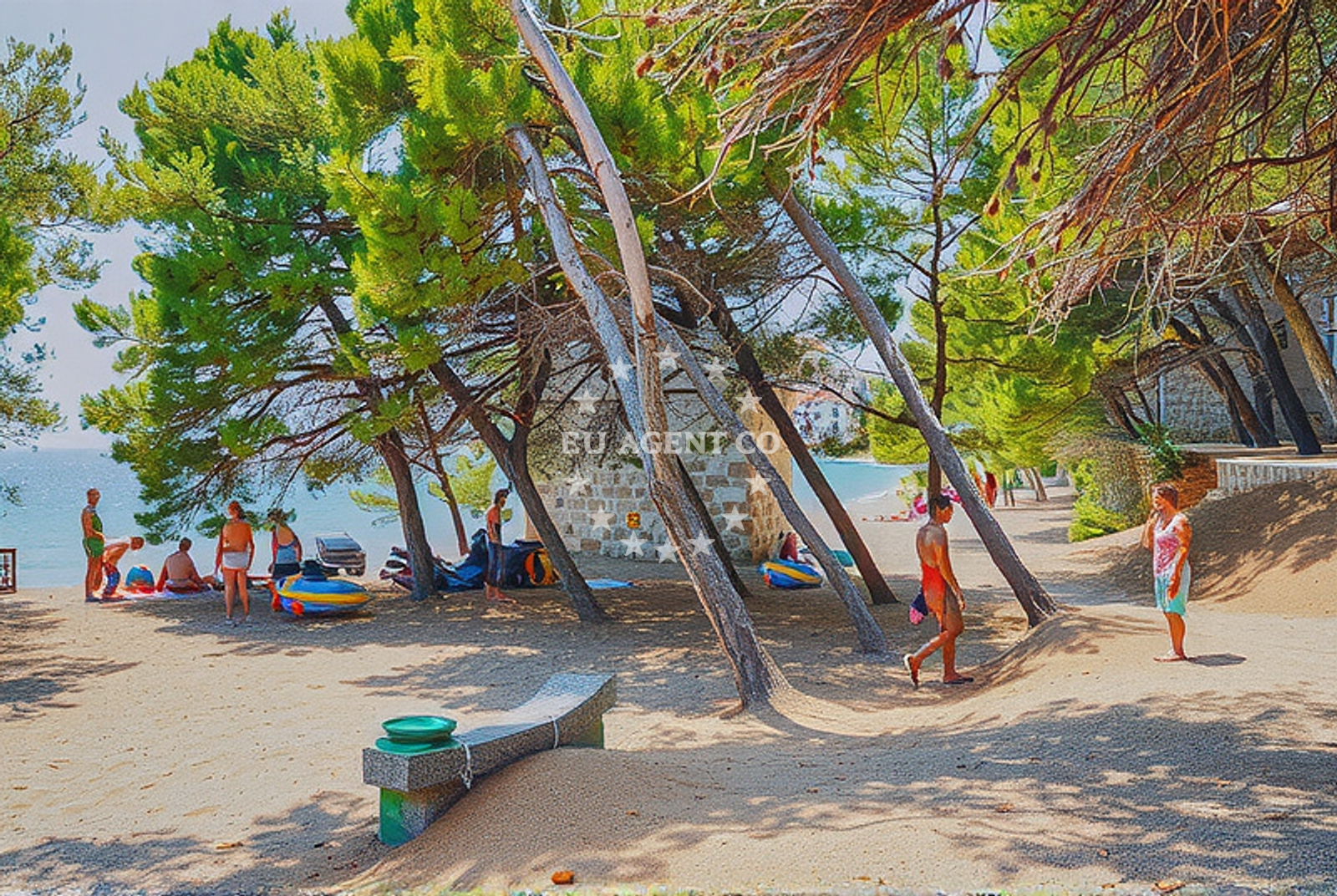 Additional view of Ruza beach in 1 Hrvatskih Domobrana, Bol