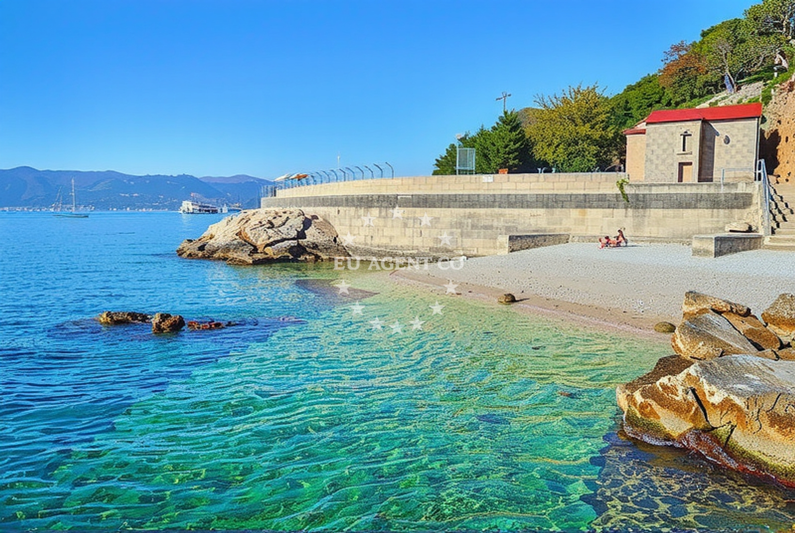 Overview of Ružićevo, Rijeka Beach in Ružićevo