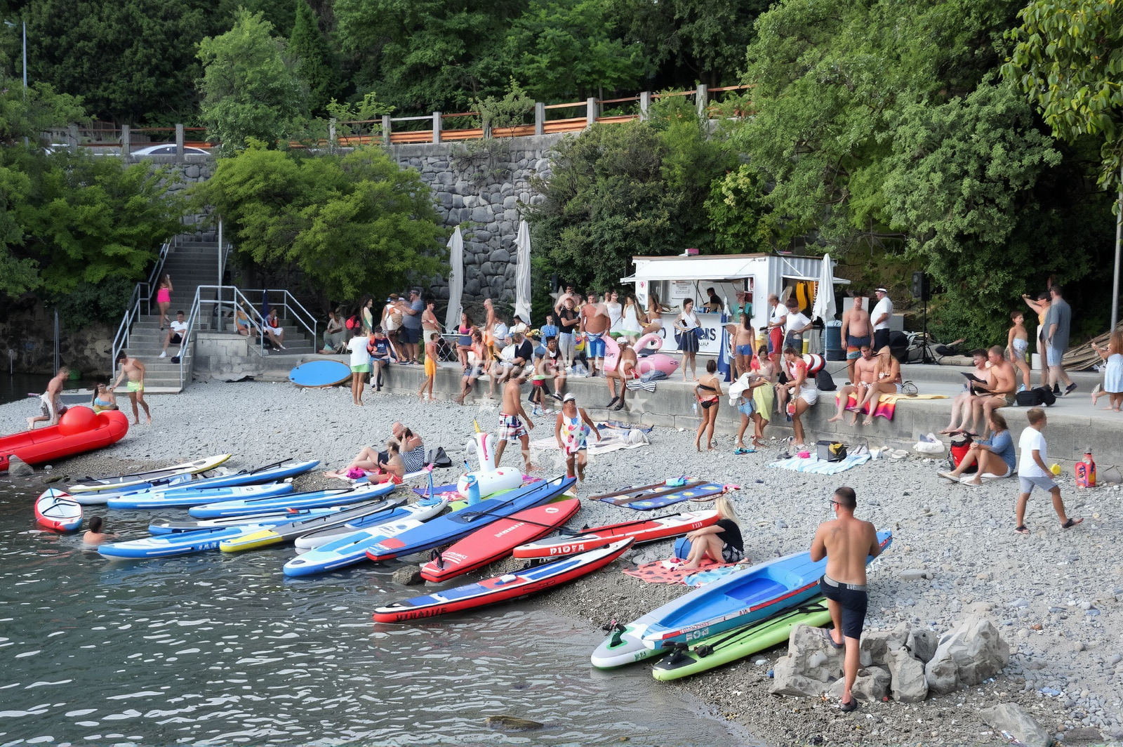Sea and coastal view of S Zavoj Beach in Ljubljanska Cesta 14b, Rijeka