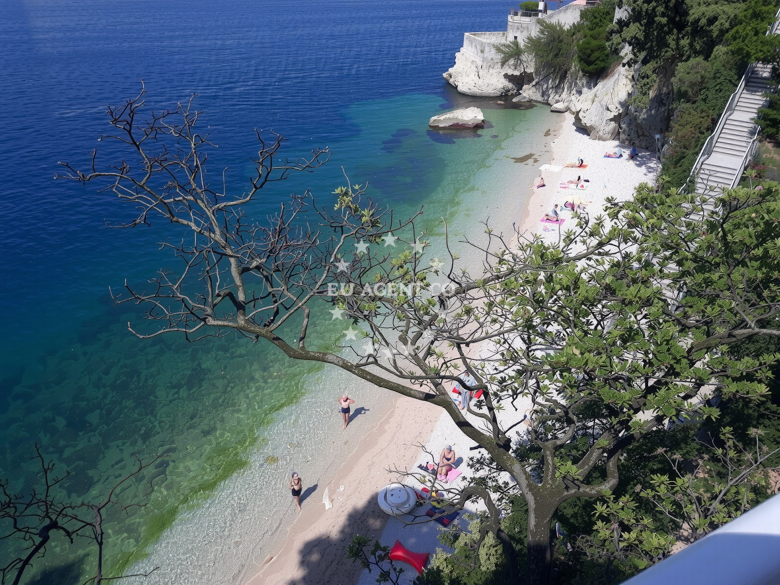 Beach facilities and surroundings at Sablicevo beach in Šetalište XIII divizije 54,3.kat br.14, Rijeka