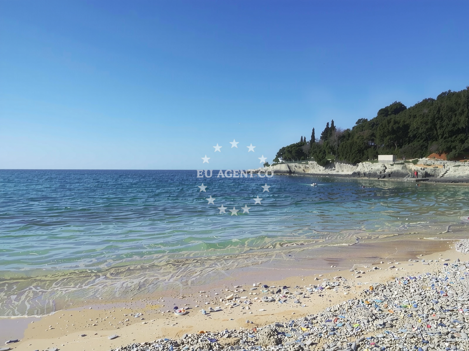 Additional view of Saccorgiana Cove in Verudela 3, Pula