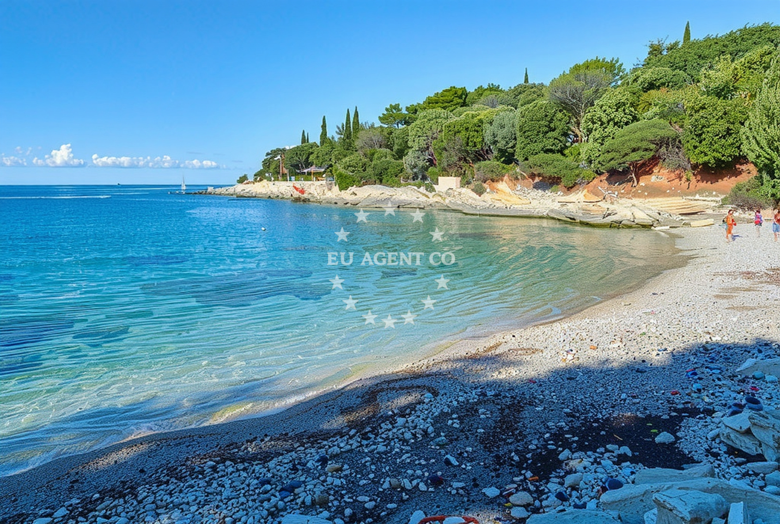 Additional view of Saccorgiana Cove in Verudela 3, Pula
