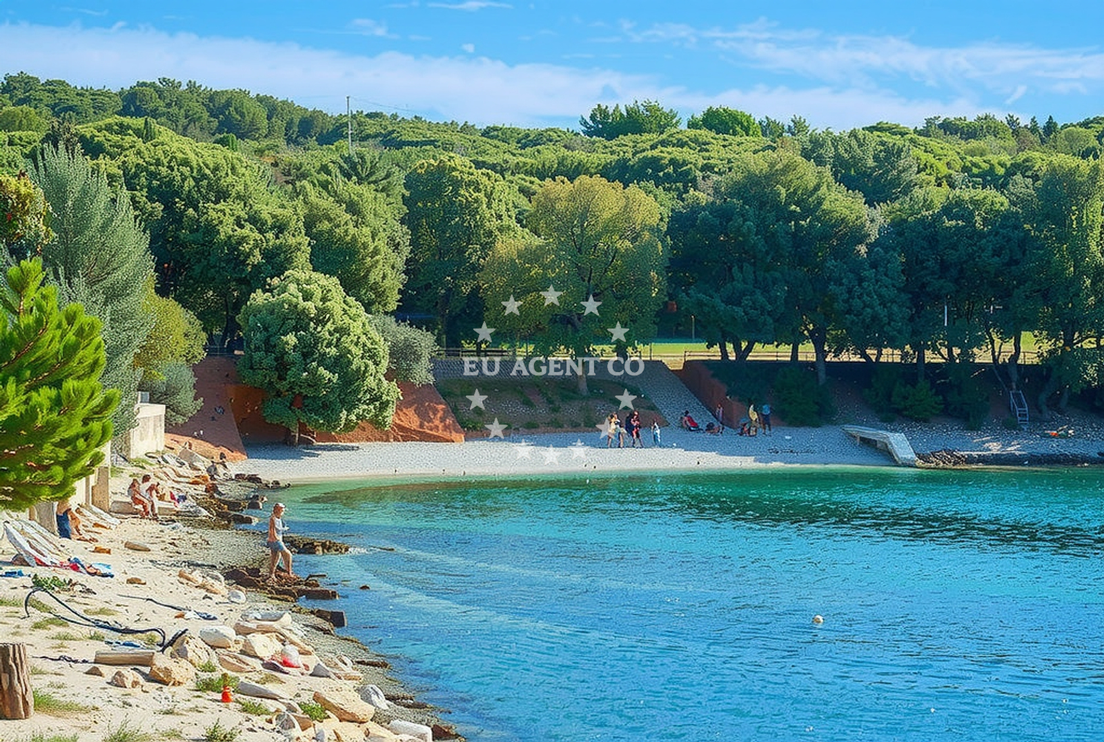 Additional view of Saccorgiana Cove in Verudela 3, Pula