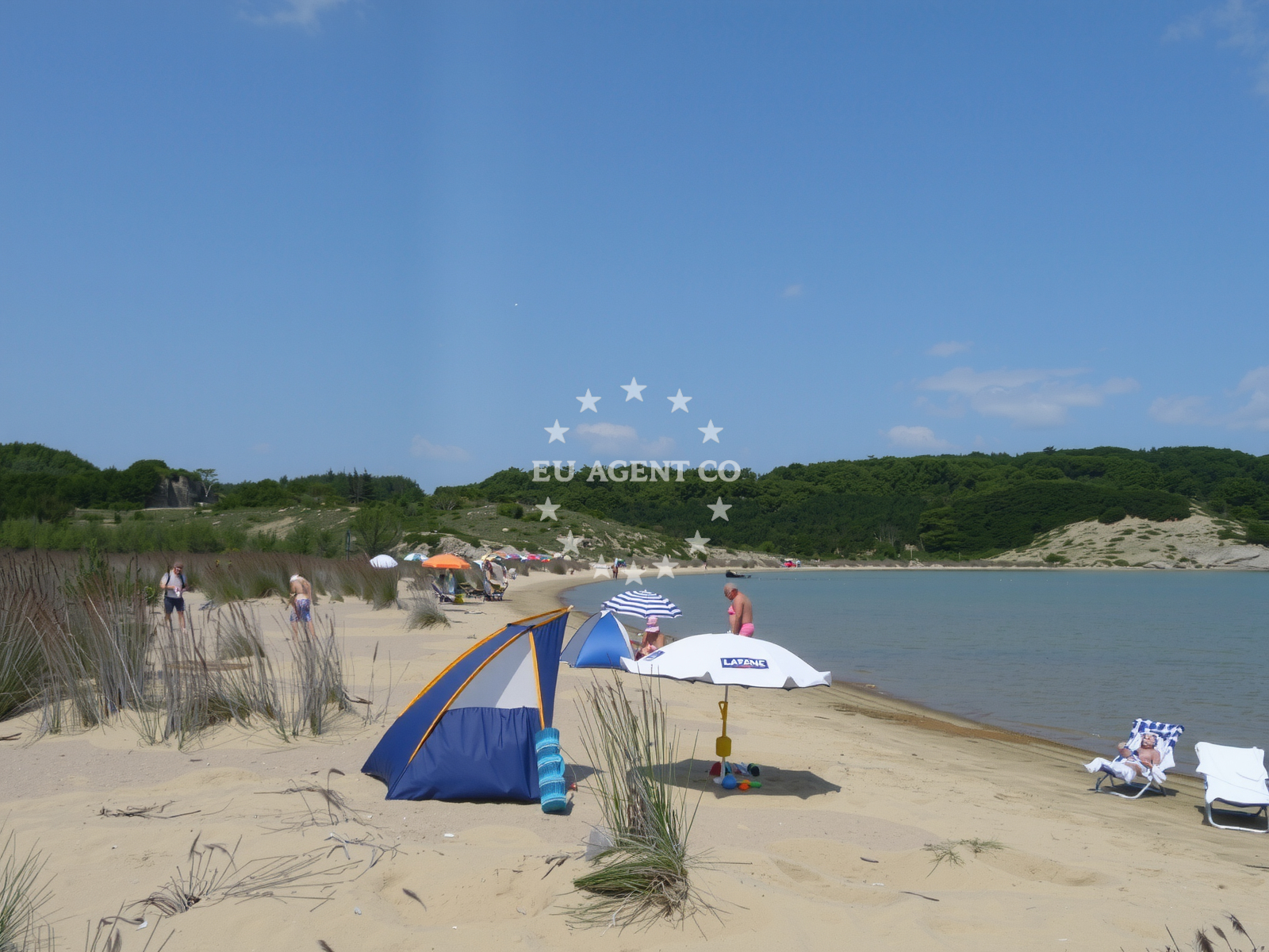 Sea and coastal view of Sahara beach in Lopar 324, Lopar