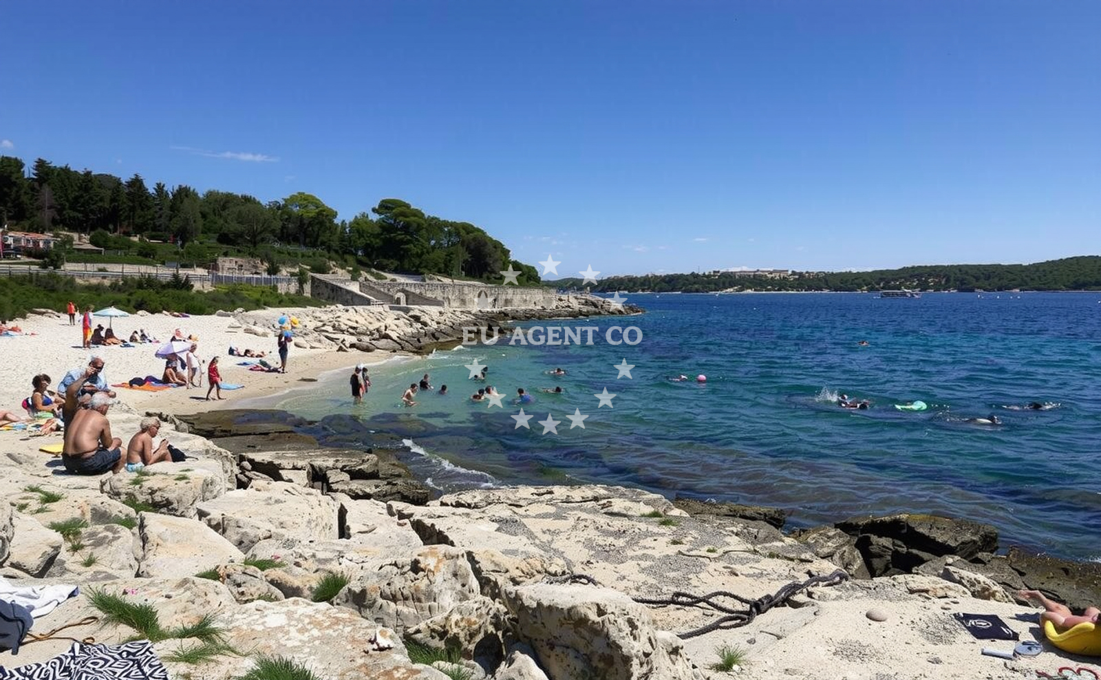 Additional view of Saint Jerolim Beach in Puntižela 79, Pula