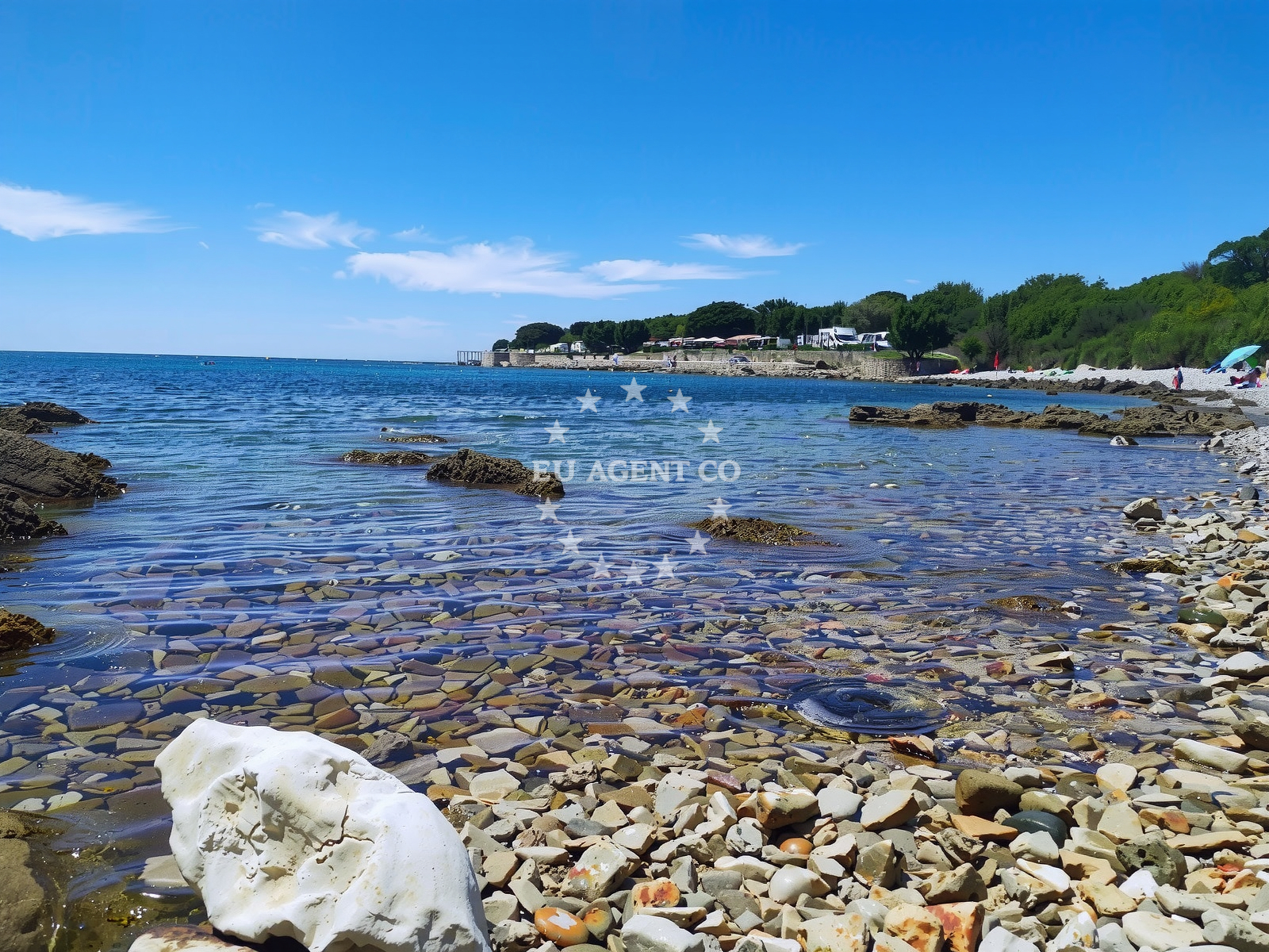 Additional view of Saladinka beach in Podupci 24, Poreč