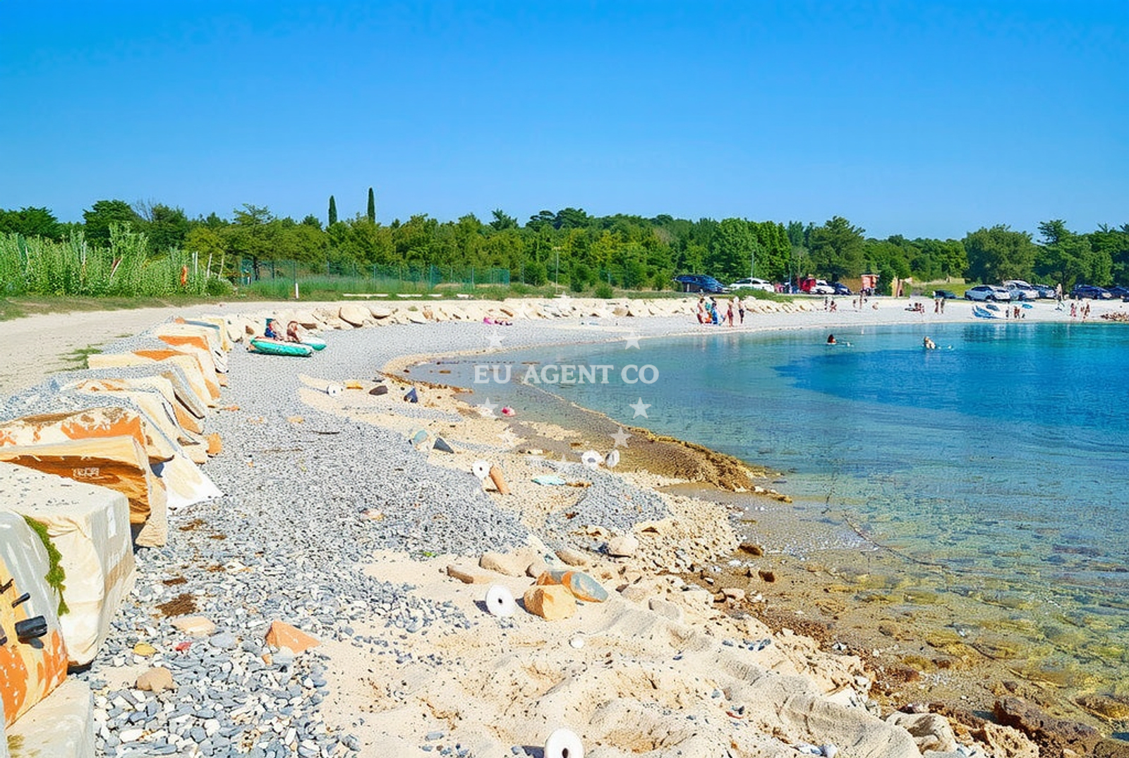 Additional view of Saladinka beach in Podupci 24, Poreč