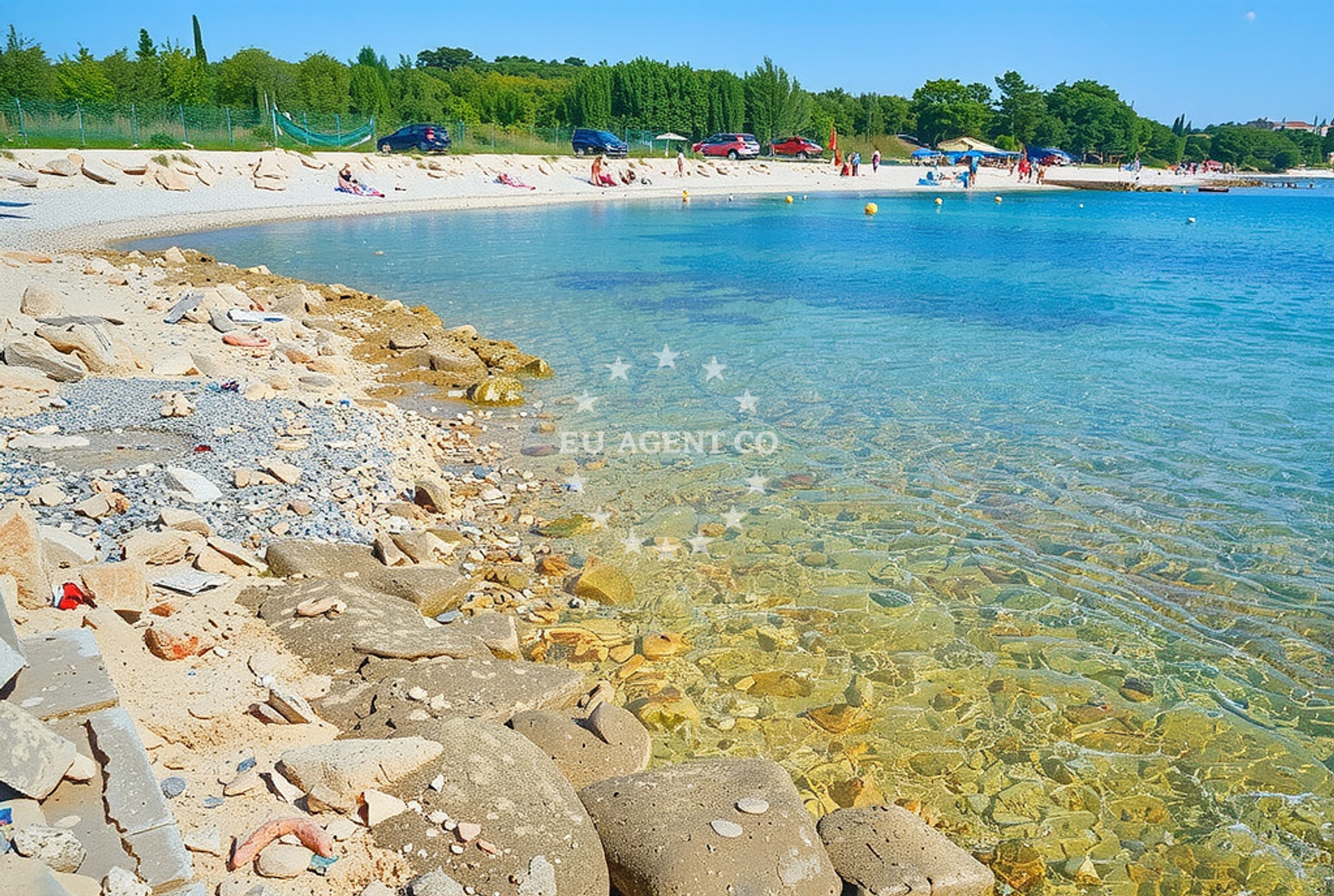 Additional view of Saladinka beach in Podupci 24, Poreč