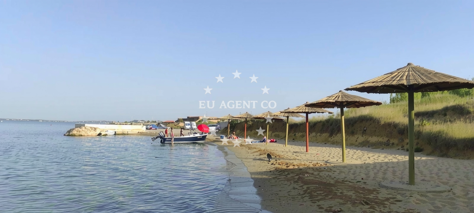 Sea and coastal view of Sandy Beach Privlaka in 10 Put Gaja, Privlaka