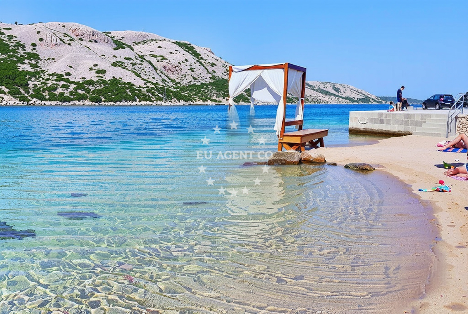 Additional view of Santos, Barbat na Rabu (Rab) Beach in Santos