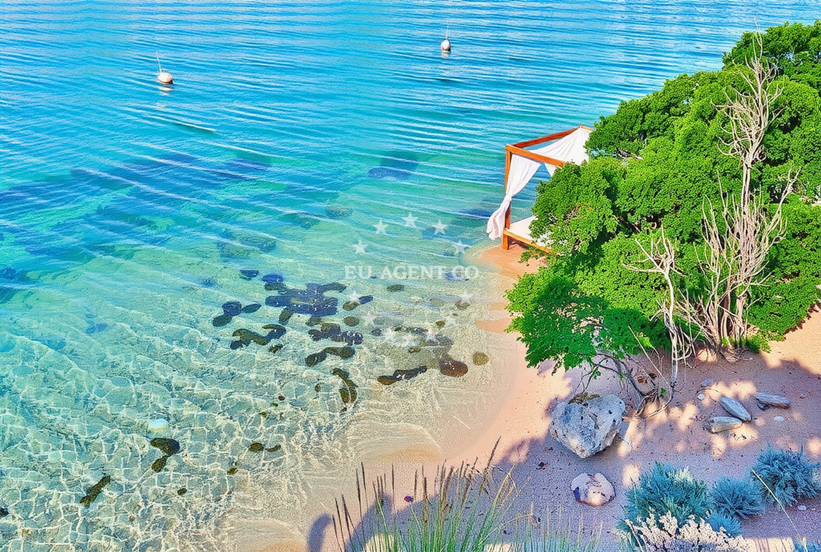 Additional view of Santos, Barbat na Rabu (Rab) Beach in Santos
